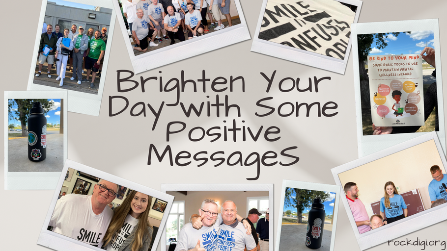 Brighten Your Day with Positive Messages on our Stickers, Posters, and T-Shirts!